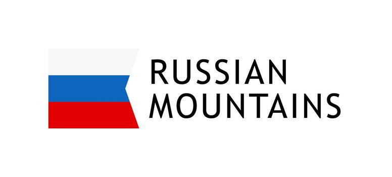 Logotype template for tours to Russian Caucasian Mountains
