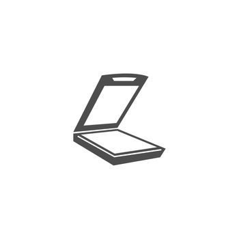 Scanner icon design illustration