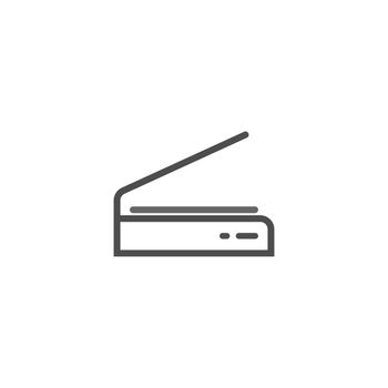 Scanner icon design illustration