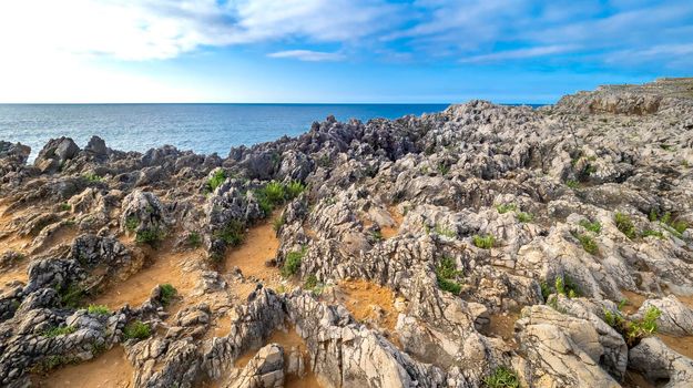 Rocky Coast, Pría Cliffs, Karst Formation, Llanes de Pría, Spain