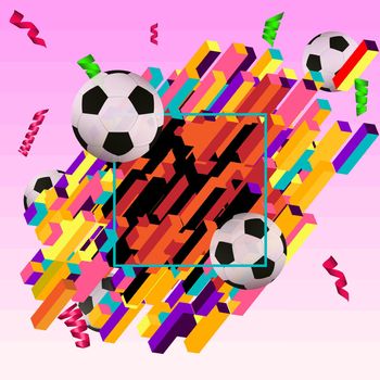 Footbal abstract background.