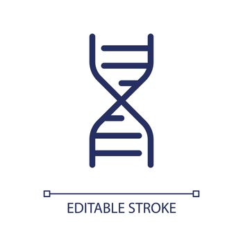 DNA structure pixel perfect linear ui icon