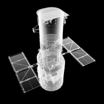 The Hubble Space Telescope. X-Ray render