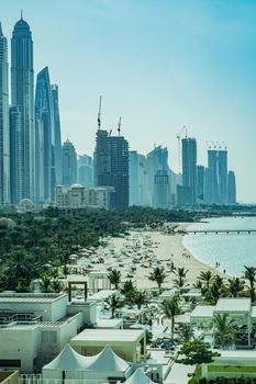 Dubais skyscrapers and beaches