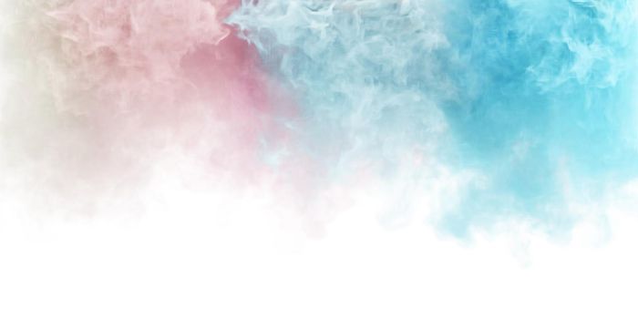 Magic pastel color smoke clouds. 3D render abstract background