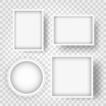 Blank Image frames template set