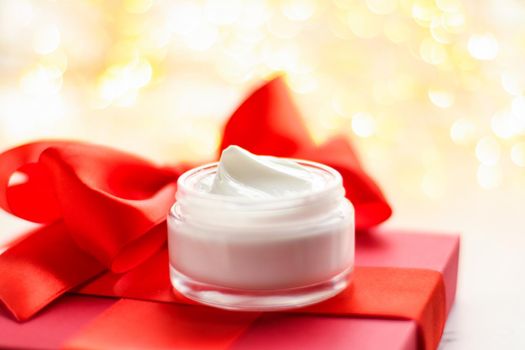 Luxury face cream as a holiday gift