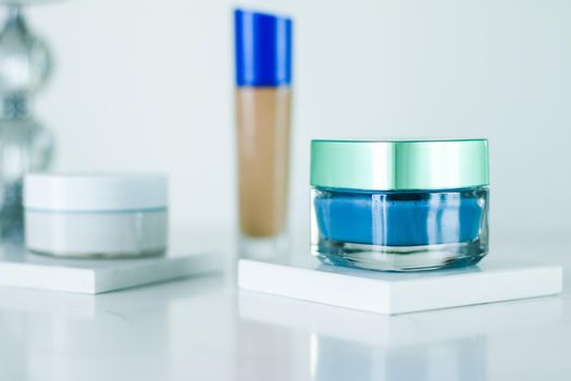 Beauty face cream mask, luxury moisturizing cosmetic product