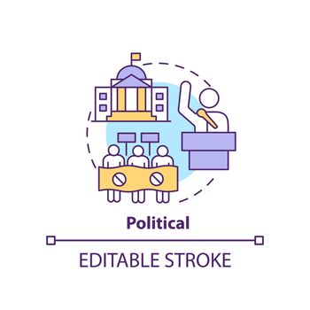 Political concept icon