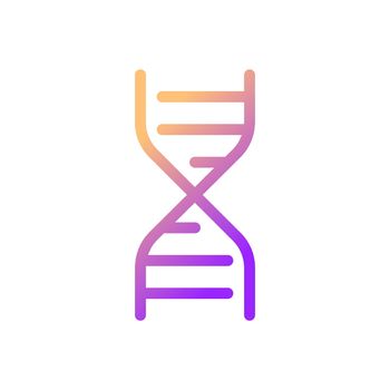 DNA structure pixel perfect gradient linear ui icon