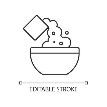 Add cooking ingredient linear icon