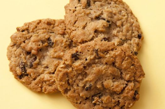 Rustic crunchy oat cookies