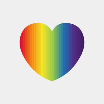 LGBTQ movement element raindow colored for banner