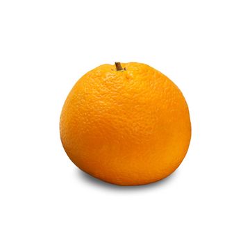 Orange fruit on the white isolated background.