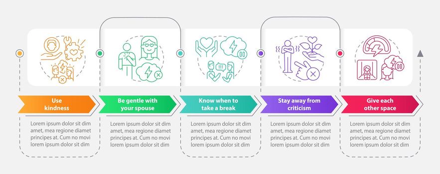 Fixing broken marriage rectangle infographic template