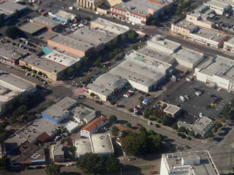 Los Angeles Neighborhood, and surrounding area aerial view