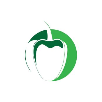 Paprika icon logo vector 