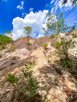 Nurn Sai Muang Kae Sand and rock formation in Nakhon si Thammarat, Thailand