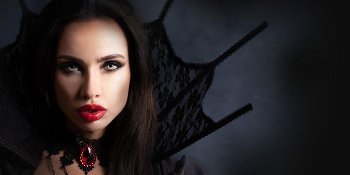 Halloween Vampire Woman portrait