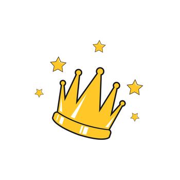 royal crown element  vector illustration concept  design