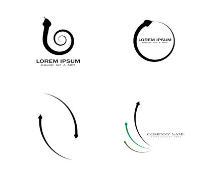 Snake logo vector