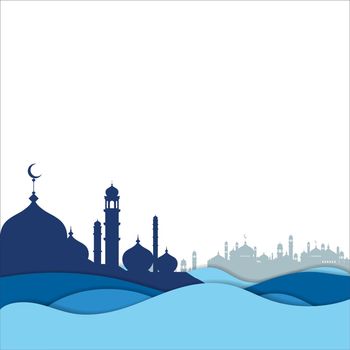Mosque Building icon vector Illustration