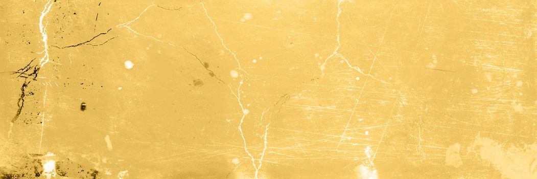 Wheathered gold and scratched texture background. 3d illustration