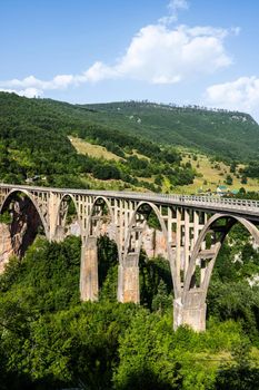 High bridge in Montenegro