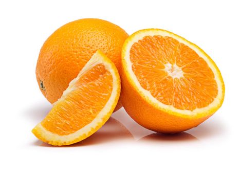 Super citrus. Studio shot of juicy oranges against a white background.