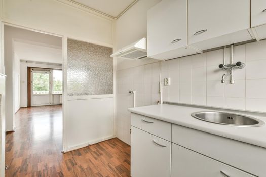 Small kitchen interior in apartment