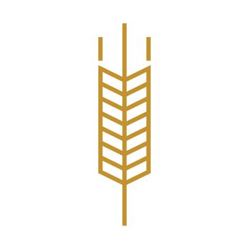 Wheat logo template