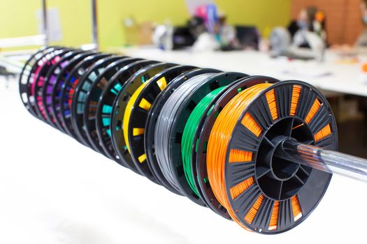 Wire spools for 3D printer. Wire spools