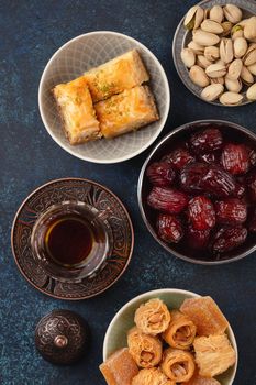 Arab tea and sweets