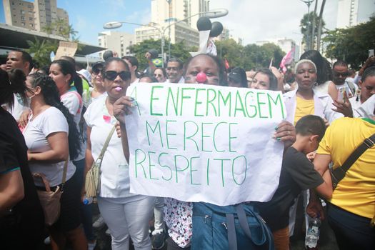 demonstration during the cry of the excluded