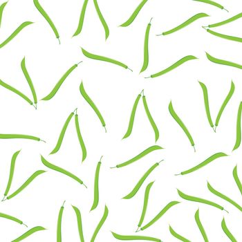 Green beans background template 