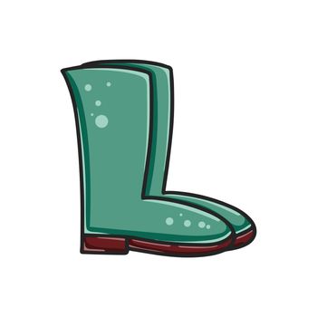 Pair of rubber boots clipart