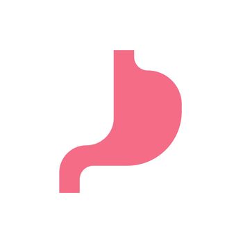 Stomach flat color ui icon