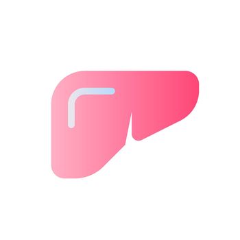 Liver flat gradient two-color ui icon