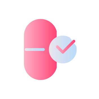 Take medication flat gradient two-color ui icon