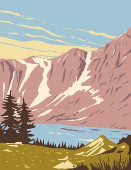 Medicine Bow-Routt National Forest in Wyoming and Colorado WPA Poster Art