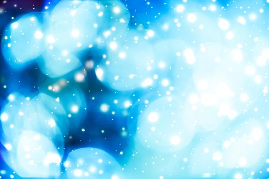 Abstract cosmic starry sky lights and shiny glitter, luxury holiday background