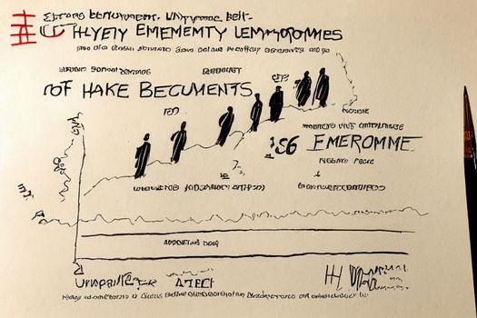 Claims Takers, Unemployment Benefits ,Hand Drawn