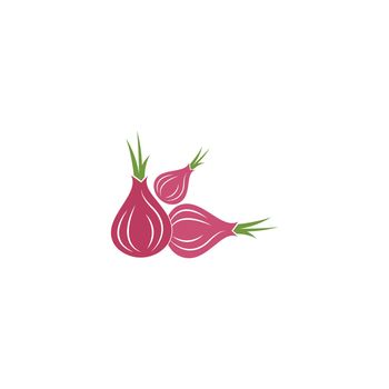 Onion logo icon design illustration