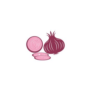Onion logo icon design illustration
