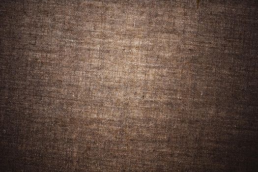 Decorative old vintage linen fabric textured background for interior, furniture design and art canvas backdrop