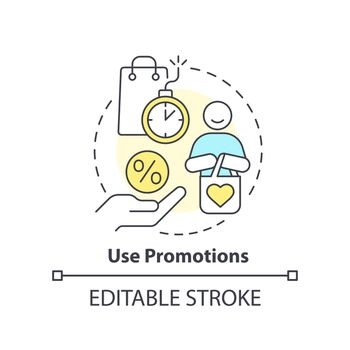 Use promotion concept icon