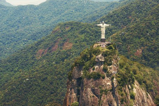 It is the symbol of Brazilian Christianity. the Christ the Redeemer monument in Rio de Janeiro, Brazil.
