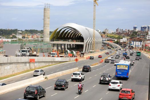 construction of line 2 of the Salvador subway