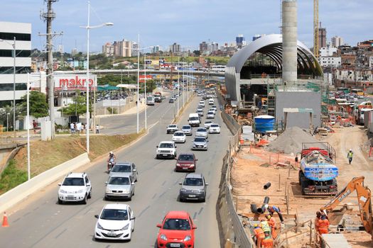 construction of line 2 of the Salvador subway