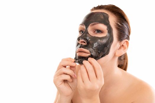 the concept of SPA procedures and care for aging female facial skin